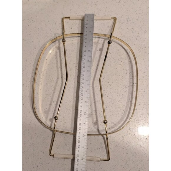 Vintage CorningWare Blue Cornflower Casserole Dish Lid Metal Rack 5 quart - Picture 13 of 16